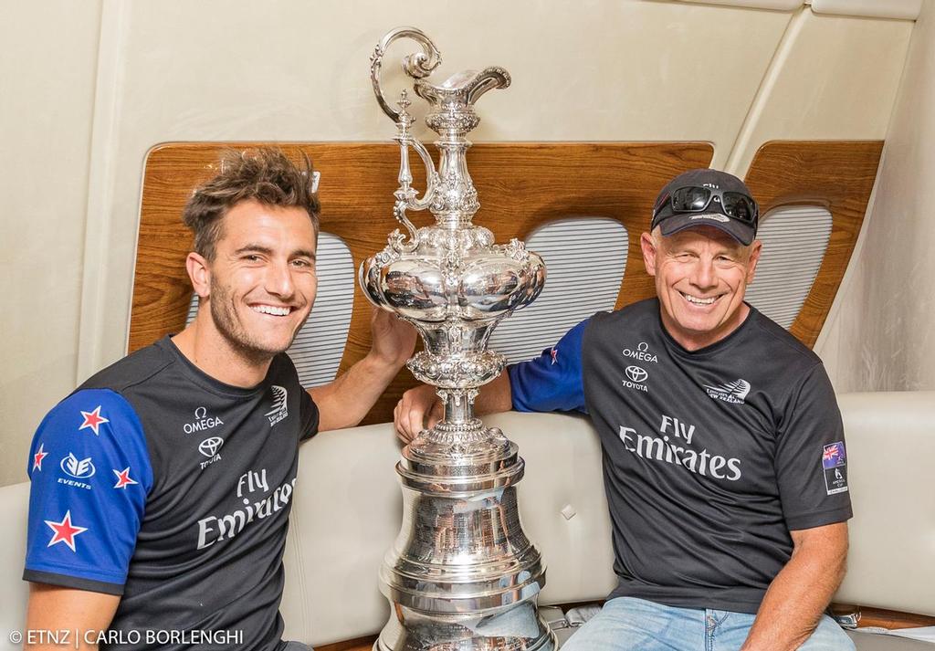 Emirates Team New Zealand 
Fly to Auckland with the America's Cup - photo © ETNZ/Carlo Borlenghi