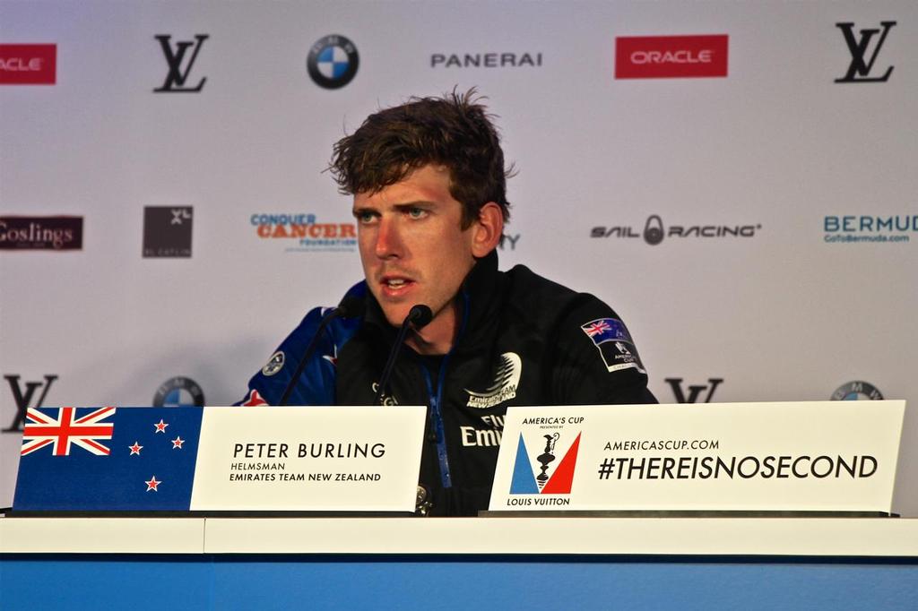 Peter Burling - Emirates Team New Zealand - Semi-Final, Day 11 - 35th America's Cup - Bermuda  June 6, 2017 photo copyright Richard Gladwell www.photosport.co.nz taken at  and featuring the  class