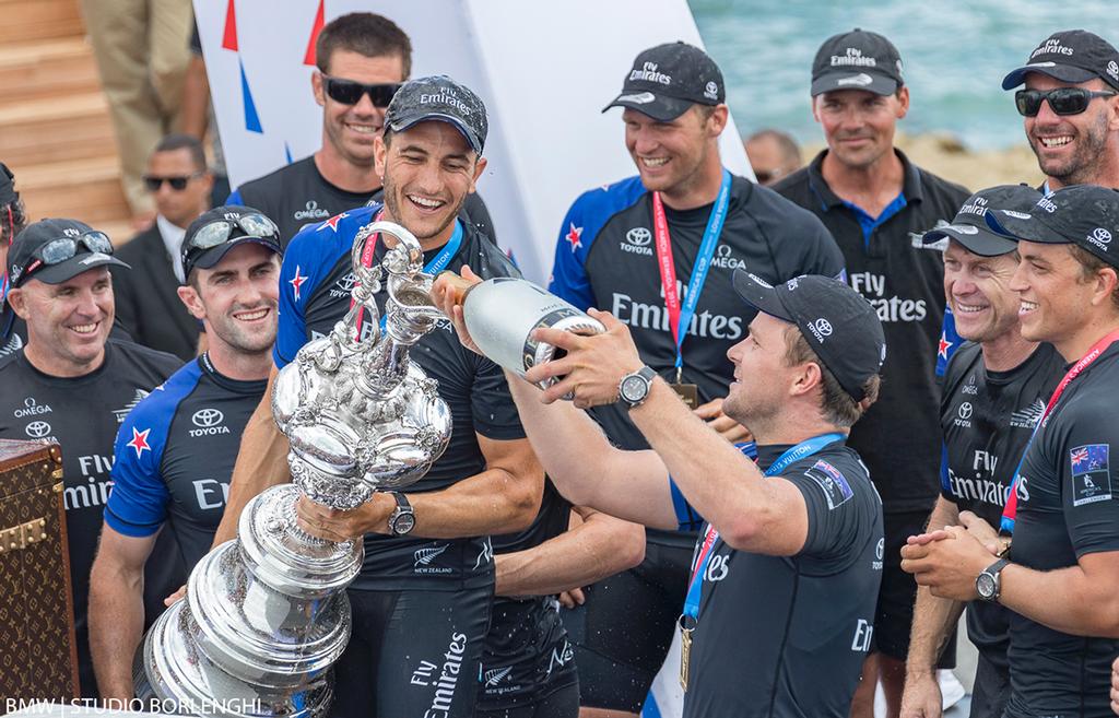 Emirates Team New Zealand won the 35th America's Cup vs Oracle Team Usa  7-1 
 photo copyright  BMW | Studio Borlenghi taken at  and featuring the  class