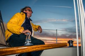 French skipper Patrick Phelipon is a disciple of sailing legend Eric Tabarly, and has been preparing his Endurance 35 ketch in Pisa, Italy - 2018 Golden Globe Race - photo ©  Fabio Taccola / Golden Globe Race / PPL