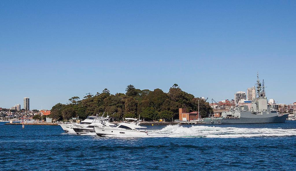 Just like a racehorse, the SMY 68 puts her nose in front... - Riviera Sport Motor Yacht 68 ©  John Curnow
