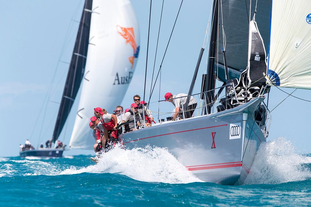 Wild Oats X, with HRH Prince Frederik of Denmark at the helm, won the IRC Grand Prix division at Audi Hamilton Island Race Week 2017 photo copyright Andrea Francolini http://www.afrancolini.com/ taken at  and featuring the  class