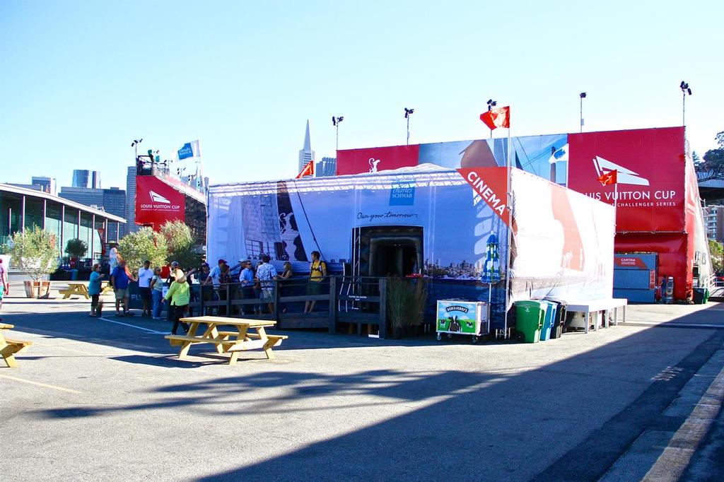 Part of the America's Cup Village - San Francisco - the nearest team base was a mile down the Embarcadero - photo © Richard Gladwell www.photosport.co.nz