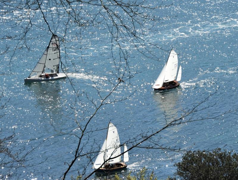 Salcombe Spring Series race 2 photo copyright Margaret Mackley taken at Salcombe Yacht Club and featuring the Salcombe Yawl class