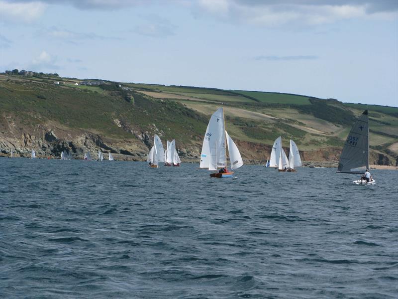 Salcombe YC's Bucket and Spade series goes out to sea photo copyright Christine Sworder taken at Salcombe Yacht Club and featuring the Salcombe Yawl class