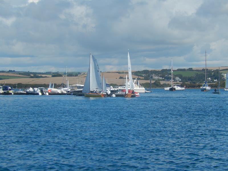 Two Yawls leaving the Tosnos pinch zone. One is heading for the purple route and the other the red route out of the 'Bag' - photo © Malcolm Mackley