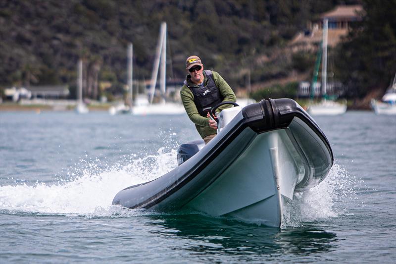 Greg Salthouse puts hull #5 through its paces on the Tutukaka Coast north of Auckland.  - photo © Subzero Images