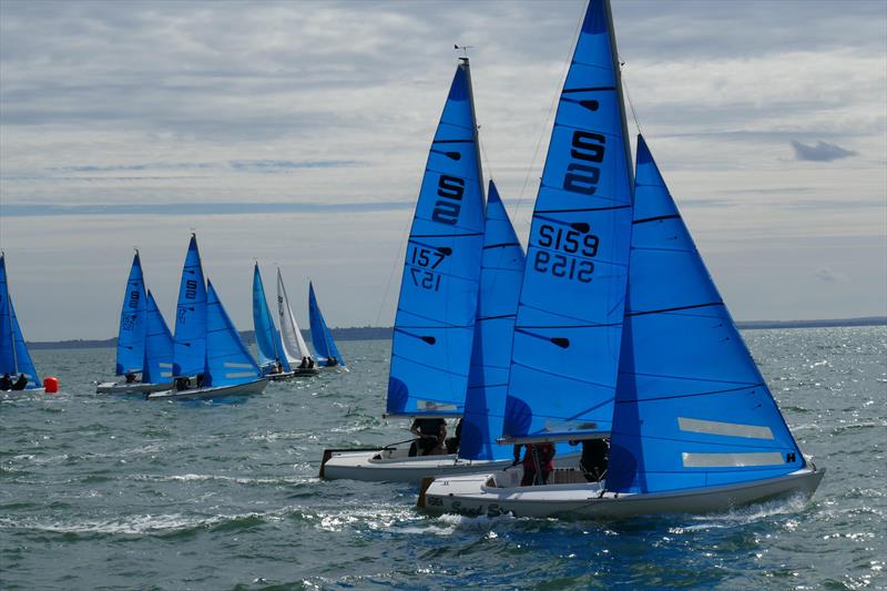 Sandhopper Nationals at Thorpe Bay photo copyright Linda Snow taken at Thorpe Bay Yacht Club and featuring the Sandhopper class