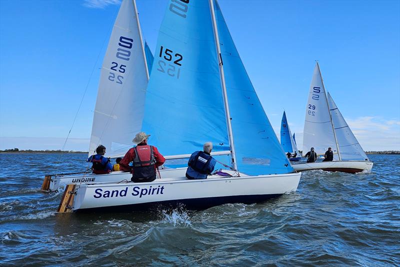 Race 4 start - Sandhopper National Championship at Maylandsea Bay - photo © MBSC