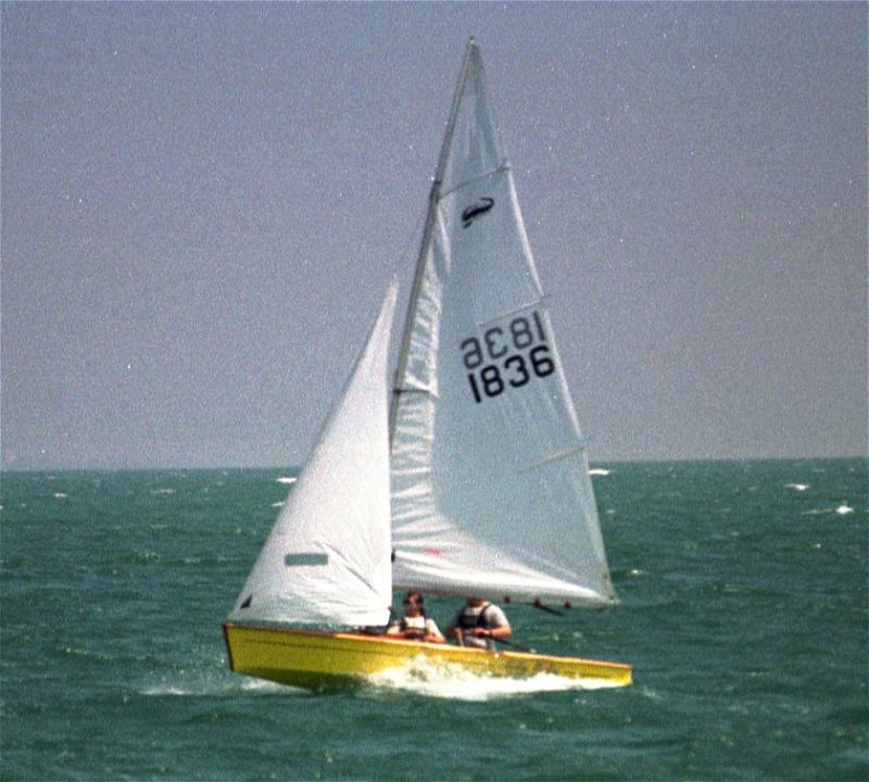 Action from the 2001 Hythe & Saltwood Scorpion Open photo copyright Mathew Mackenzie taken at Hythe and Saltwood Sailing Club and featuring the Scorpion class