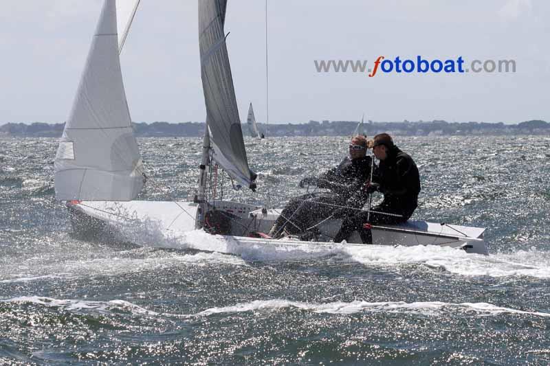 Racing at Carnac 2014 photo copyright John Murrell / www.fotoboat.com taken at Yacht Club de Carnac and featuring the Scorpion class