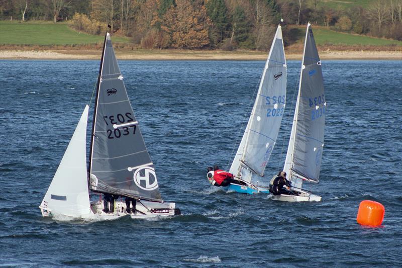 Scorpions Tom Jeffcoate & Rachel Rhodes (2037), Stuart Hydon & Richard Pepperdine (2022) and Pete Mitchell & Simon Forbes (2034) during the Fernhurst Books Draycote Dash - photo © Paul Williamson