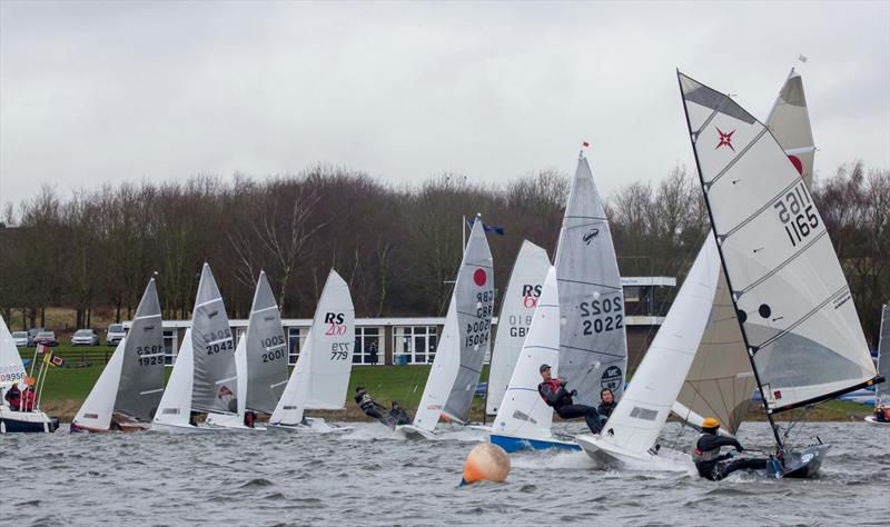 The Staunton Blaster lives up to its name photo copyright Tim Olin / www.olinphoto.co.uk taken at Staunton Harold Sailing Club and featuring the Scorpion class