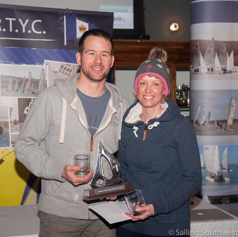 Tim and Sarah Parsons win the Sailing Southwest Winter Series photo copyright Sailing Southwest taken at Royal Torbay Yacht Club and featuring the Scorpion class