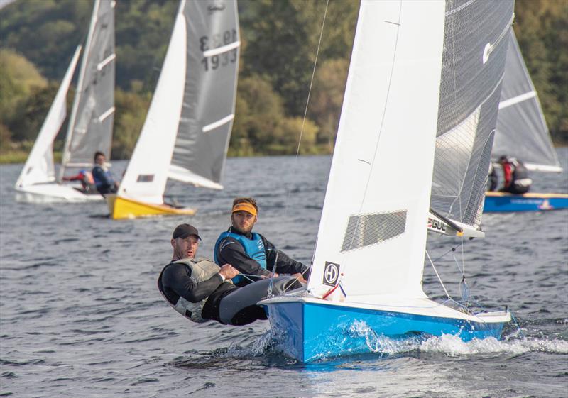 Peter Grey and andy Davis win the Notts County Scorpion Open photo copyright David Eberlin taken at Notts County Sailing Club and featuring the Scorpion class