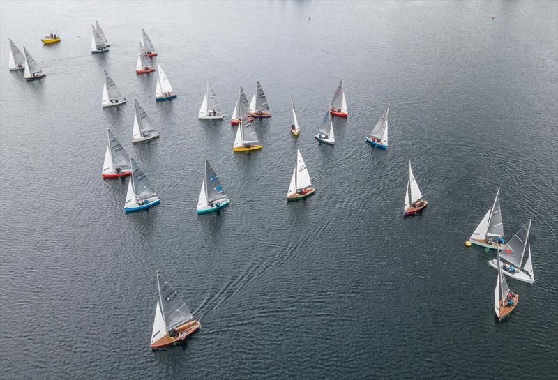 Shortly after the start during the Notts County Scorpion Open photo copyright David Eberlin taken at Notts County Sailing Club and featuring the Scorpion class