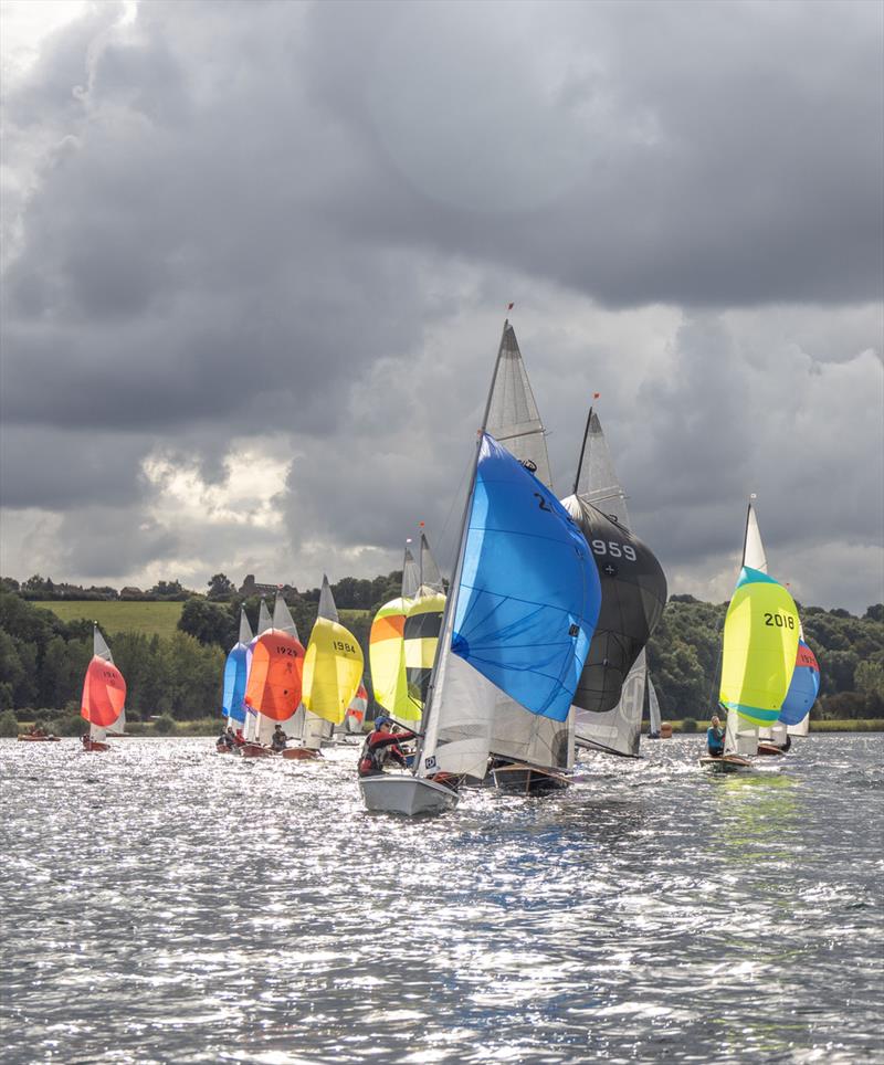 A glimpse of sunshine on Saturday during the Notts County Scorpion Open photo copyright David Eberlin taken at Notts County Sailing Club and featuring the Scorpion class