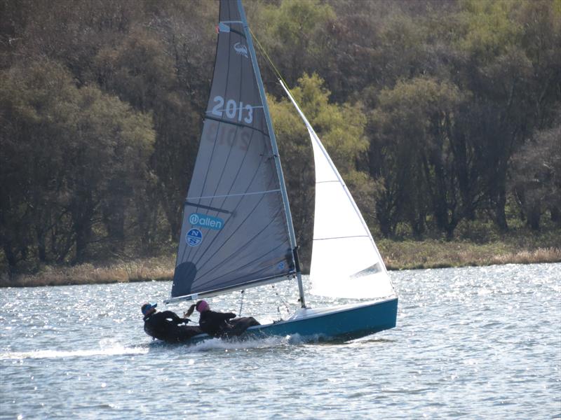 Bainbridge Staunton Blaster photo copyright Ann Nugent taken at Staunton Harold Sailing Club and featuring the Scorpion class