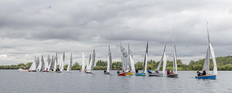 Pre start during the Scorpion Inlands at Notts County photo copyright David Eberlin taken at Notts County Sailing Club and featuring the Scorpion class