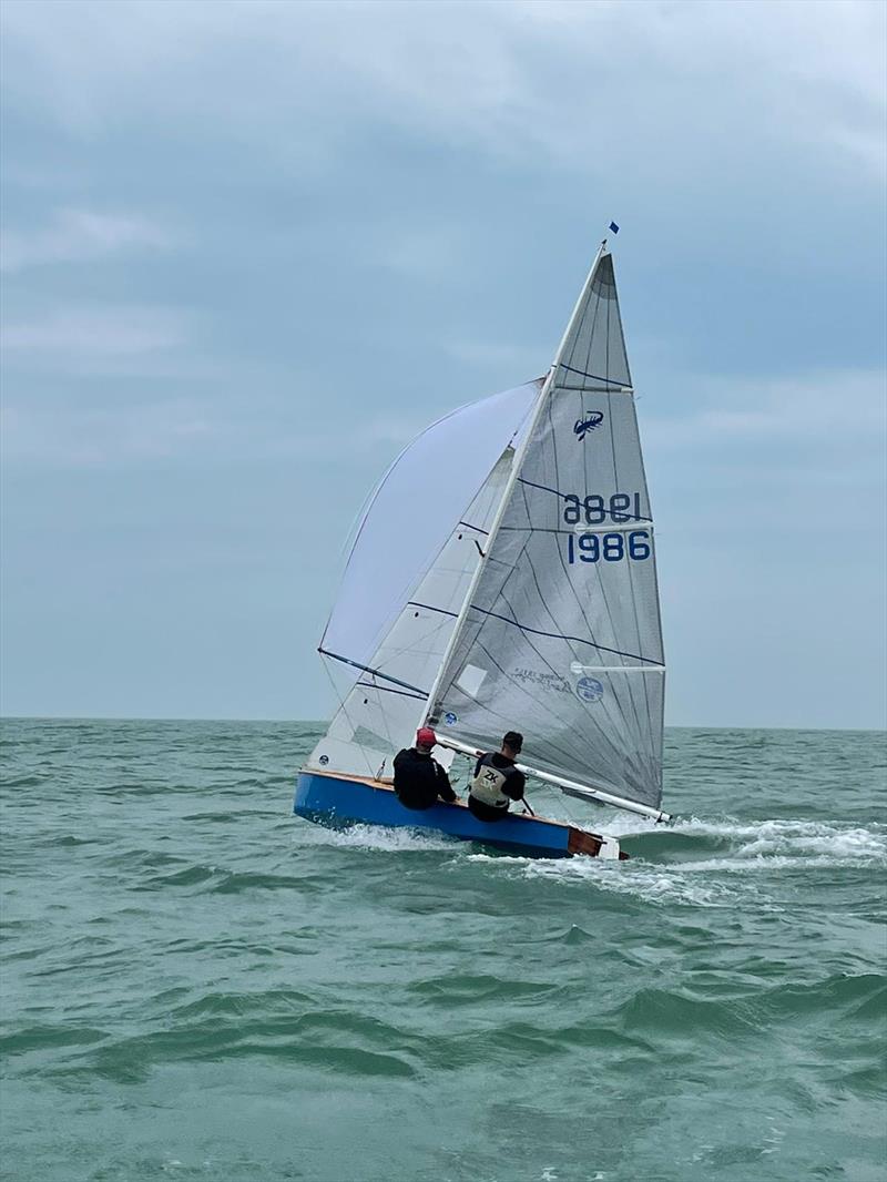 Silver Scorpion Trophy Round 2 at Eastbourne photo copyright Stevo Jasper taken at Eastbourne Sovereign Sailing Club and featuring the Scorpion class