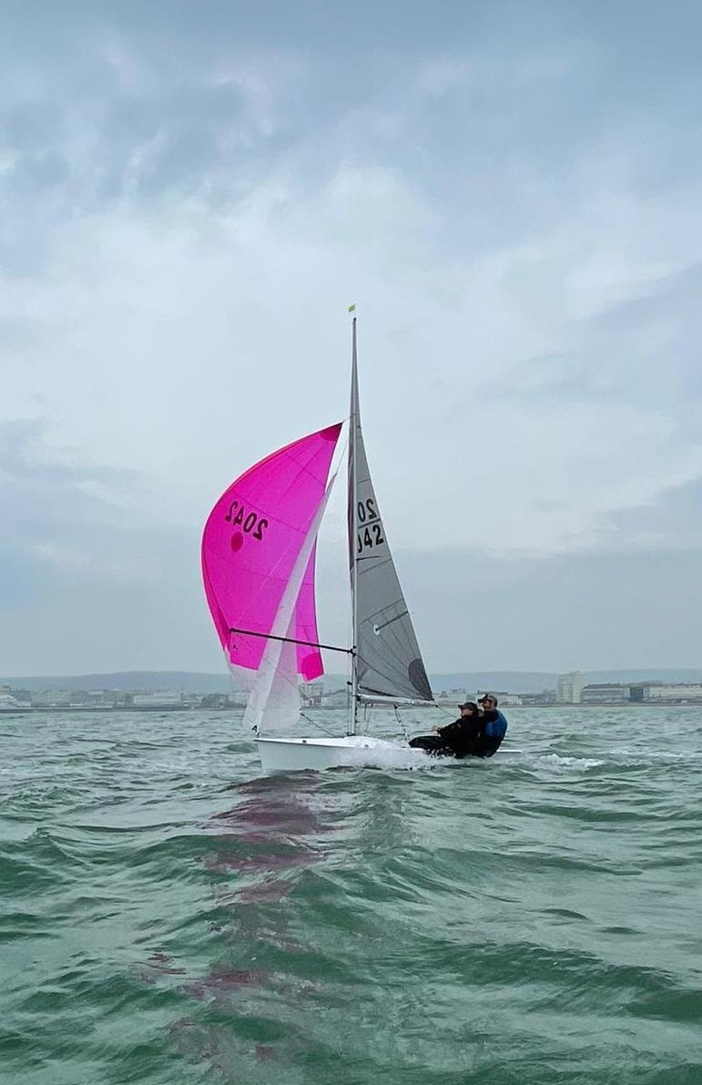 Silver Scorpion Trophy Round 2 at Eastbourne photo copyright Stevo Jasper taken at Eastbourne Sovereign Sailing Club and featuring the Scorpion class