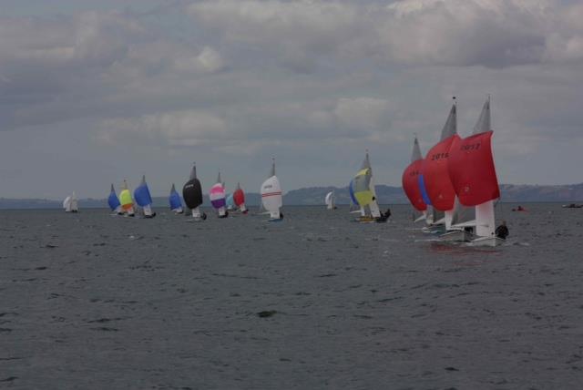 Noble Marine Scorpion Nationals at Sidmouth day 2 photo copyright Chris Rea taken at Sidmouth Sailing Club and featuring the Scorpion class