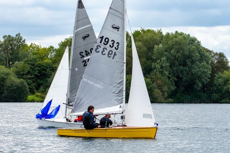 Scorpion open meeting at South Cerney photo copyright Dave Whittle taken at South Cerney Sailing Club and featuring the Scorpion class