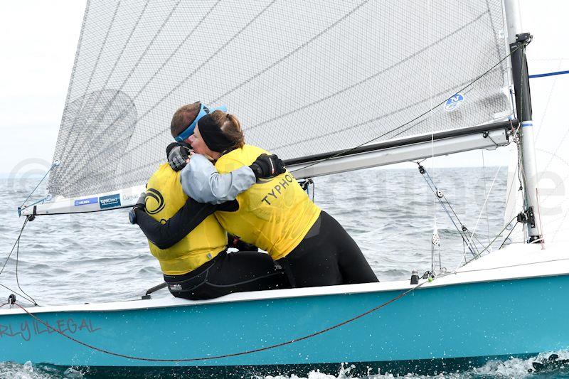 Tom Gillard and Rachael Rhodes win the Typhoon Scorpion Nationals in association with Craftinsure & FFX at Penzance photo copyright Lee Whitehead / www.photolounge.co.uk taken at Penzance Sailing Club and featuring the Scorpion class