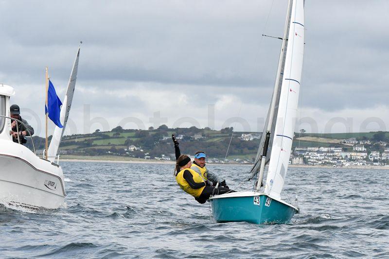 Tom Gillard and Rachael Rhodes win the Typhoon Scorpion Nationals in association with Craftinsure & FFX at Penzance photo copyright Lee Whitehead / www.photolounge.co.uk taken at Penzance Sailing Club and featuring the Scorpion class