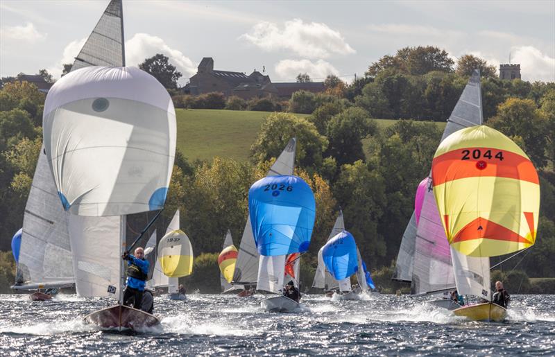 Exciting racing at the Notts County Scorpion Open photo copyright David Eberlin taken at Notts County Sailing Club and featuring the Scorpion class