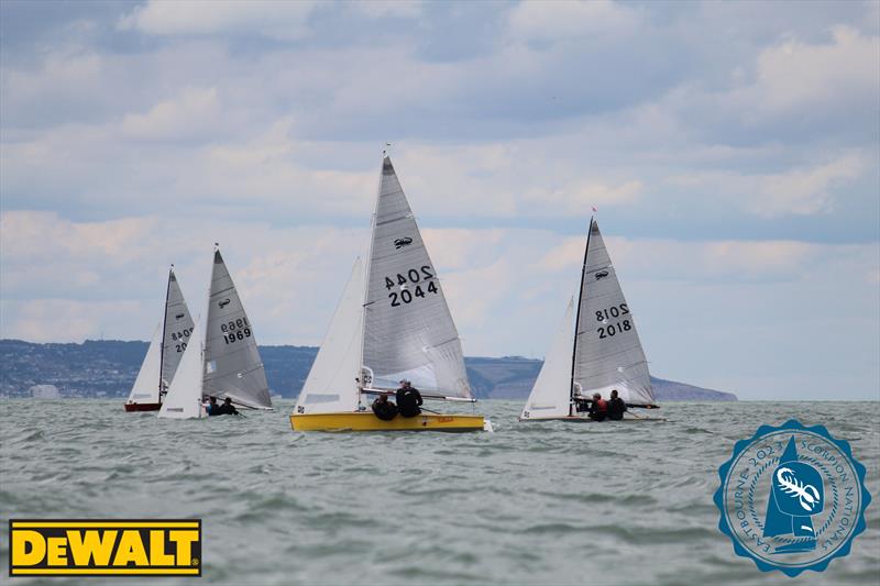 DeWALT Scorpion Nationals at Eastbourne Day 1 photo copyright Ben / Send It Media taken at Eastbourne Sovereign Sailing Club and featuring the Scorpion class