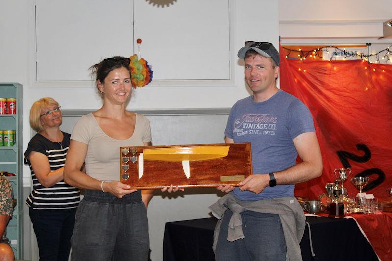 2023 DeWALT Scorpion Nationals at Eastbourne prize giving photo copyright Ben Daigneault / Send It Media taken at Eastbourne Sovereign Sailing Club and featuring the Scorpion class