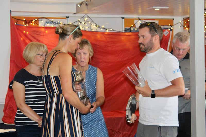 2023 DeWALT Scorpion Nationals at Eastbourne prize giving photo copyright Ben Daigneault / Send It Media taken at Eastbourne Sovereign Sailing Club and featuring the Scorpion class