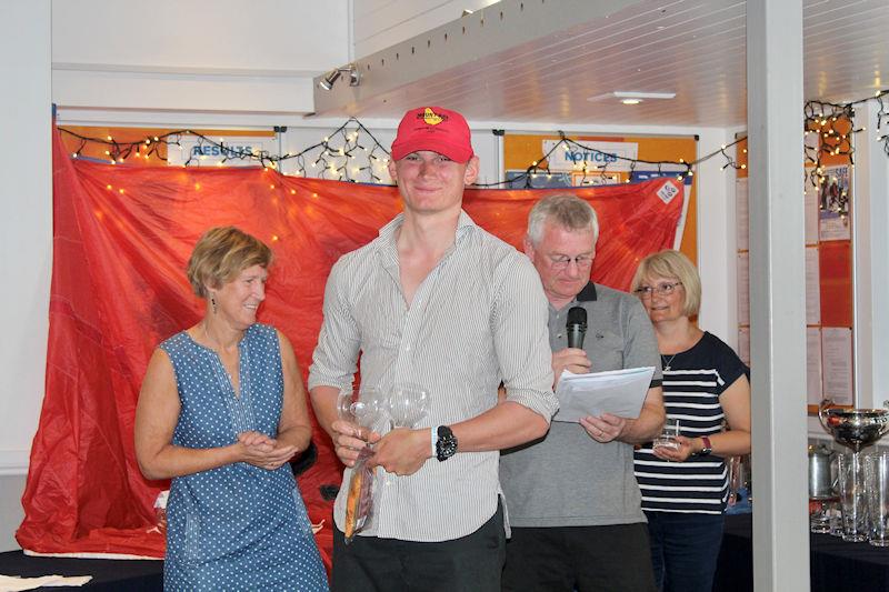 2023 DeWALT Scorpion Nationals at Eastbourne prize giving photo copyright Ben Daigneault / Send It Media taken at Eastbourne Sovereign Sailing Club and featuring the Scorpion class