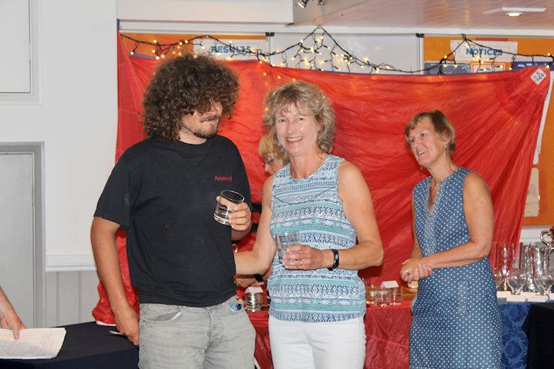 2023 DeWALT Scorpion Nationals at Eastbourne prize giving photo copyright Ben Daigneault / Send It Media taken at Eastbourne Sovereign Sailing Club and featuring the Scorpion class