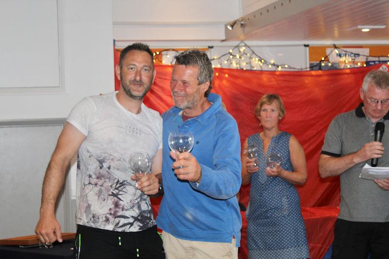 2023 DeWALT Scorpion Nationals at Eastbourne prize giving photo copyright Ben Daigneault / Send It Media taken at Eastbourne Sovereign Sailing Club and featuring the Scorpion class