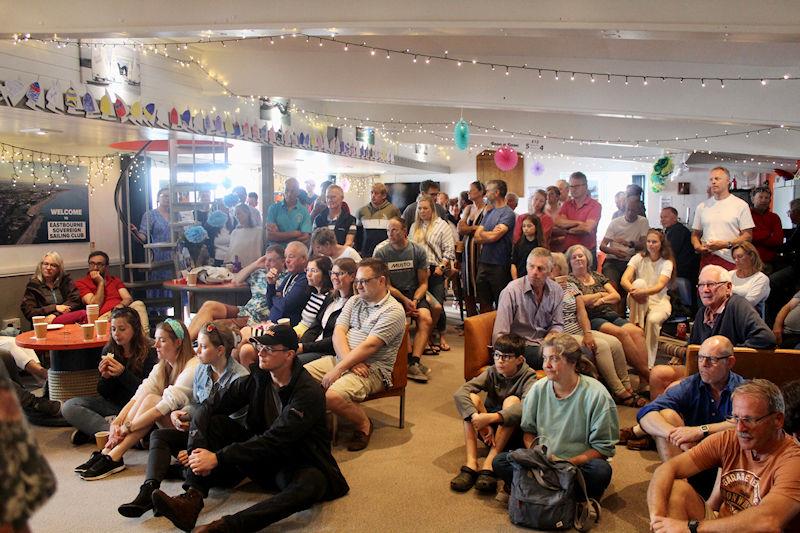 2023 DeWALT Scorpion Nationals at Eastbourne prize giving photo copyright Ben Daigneault / Send It Media taken at Eastbourne Sovereign Sailing Club and featuring the Scorpion class