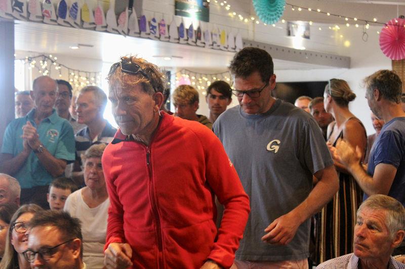 2023 DeWALT Scorpion Nationals at Eastbourne prize giving photo copyright Ben Daigneault / Send It Media taken at Eastbourne Sovereign Sailing Club and featuring the Scorpion class