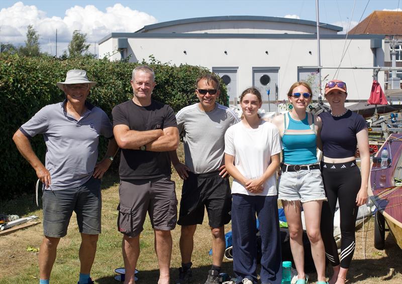 Jim Hunt visits the RYA Female Scorpion Project on day 1 of the CraftInsure Silver Scorpions at Lymington - photo © RYA Female Scorpion Project