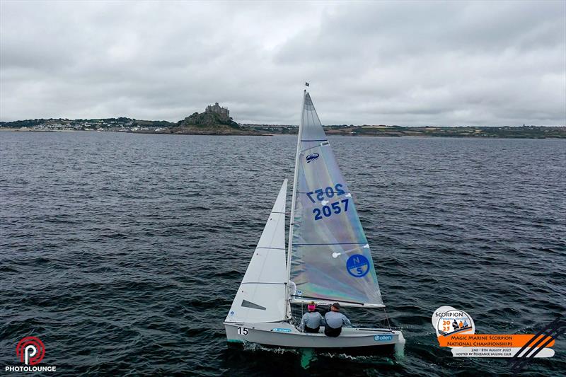 Scorpion Nationals at Penzance Day 1 photo copyright Lee Whitehead / www.photolounge.co.uk taken at Penzance Sailing Club and featuring the Scorpion class