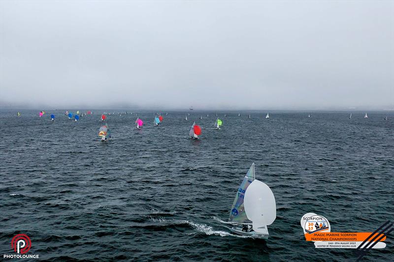 Scorpion Nationals at Penzance Day 1 photo copyright Lee Whitehead / www.photolounge.co.uk taken at Penzance Sailing Club and featuring the Scorpion class