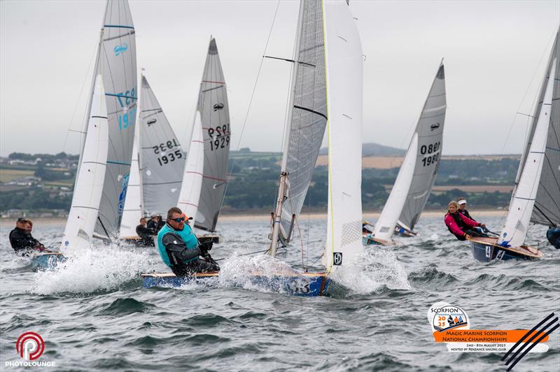Scorpion Nationals at Penzance Day 1 photo copyright Lee Whitehead / www.photolounge.co.uk taken at Penzance Sailing Club and featuring the Scorpion class