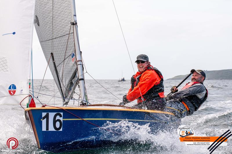 Scorpion Nationals at Penzance Day 3 photo copyright Lee Whitehead / www.photolounge.co.uk taken at Penzance Sailing Club and featuring the Scorpion class