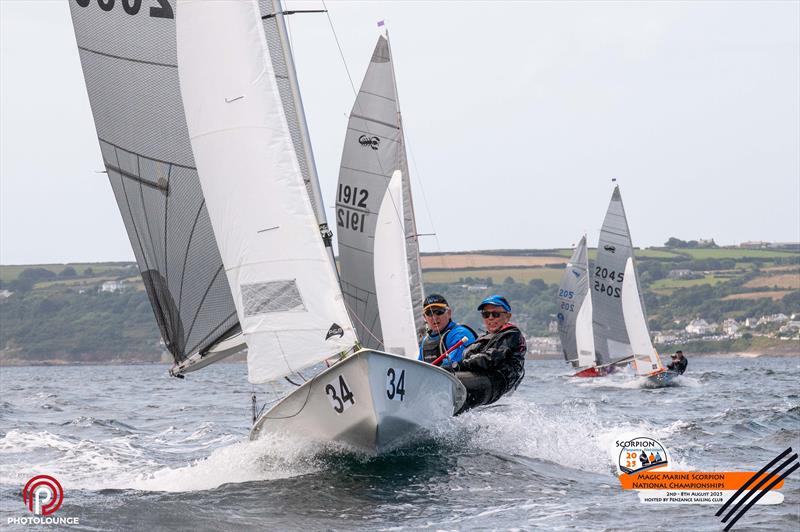 Scorpion Nationals at Penzance Day 3 photo copyright Lee Whitehead / www.photolounge.co.uk taken at Penzance Sailing Club and featuring the Scorpion class