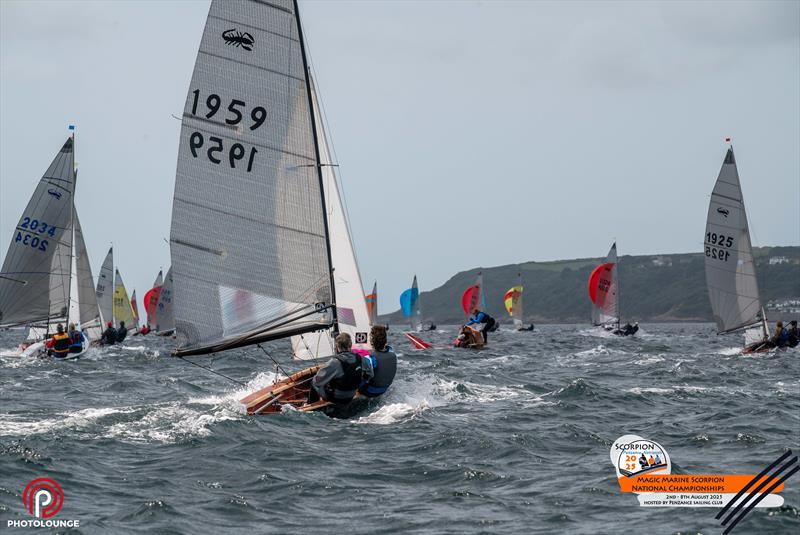 Scorpion Nationals at Penzance Day 3 photo copyright Lee Whitehead / www.photolounge.co.uk taken at Penzance Sailing Club and featuring the Scorpion class