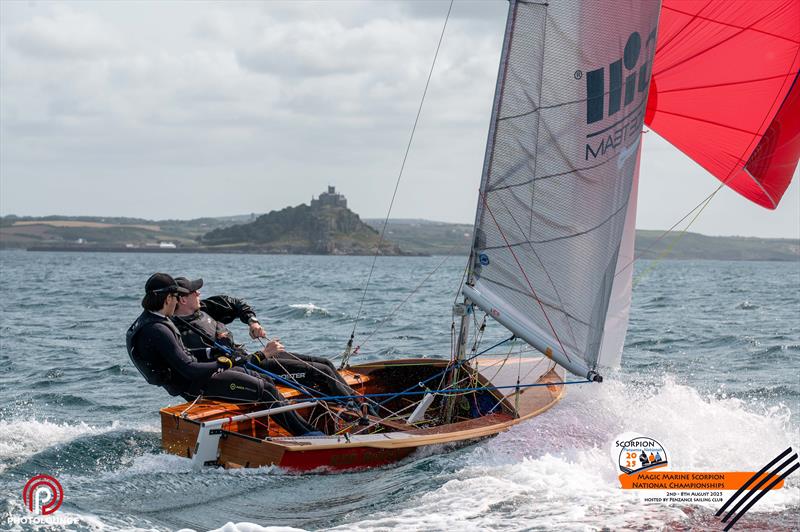 Scorpion Nationals at Penzance Day 3 photo copyright Lee Whitehead / www.photolounge.co.uk taken at Penzance Sailing Club and featuring the Scorpion class