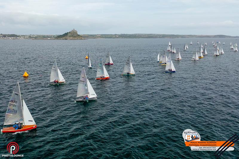 Scorpion Nationals at Penzance Day 4 photo copyright Lee Whitehead / www.photolounge.co.uk taken at Penzance Sailing Club and featuring the Scorpion class