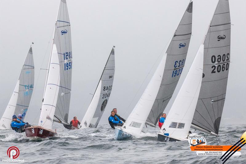 Scorpion Nationals at Penzance Day 5 photo copyright Lee Whitehead / www.photolounge.co.uk taken at Penzance Sailing Club and featuring the Scorpion class