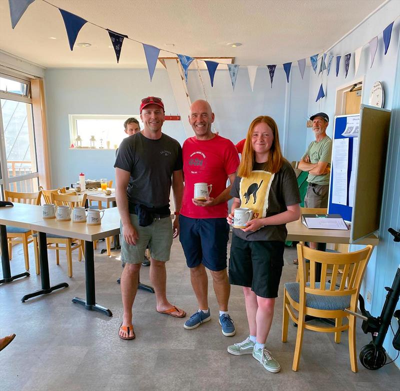 Steve McCarthy and Delyth Hopkins - 3rd Overall in the Sidmouth Scorpion Open photo copyright Sidmouth SC taken at Sidmouth Sailing Club and featuring the Scorpion class