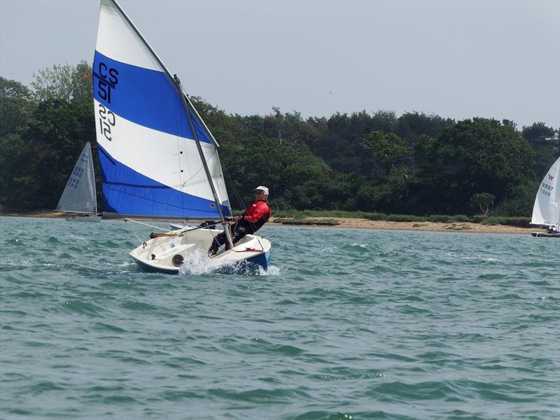 Izzie Lee wins the Slow Fleet at Bosham Senior Week 2015 photo copyright Cameron Grant taken at Bosham Sailing Club and featuring the Scow class